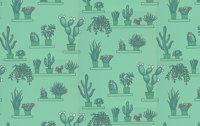 Английские обои Little Greene, коллекция In the Garden, артикул 0234SGGREEN
