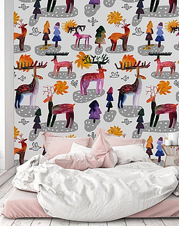Панно и фотообои Fun House Store Авторские обои Fun House Store 2021–2023 A-00405