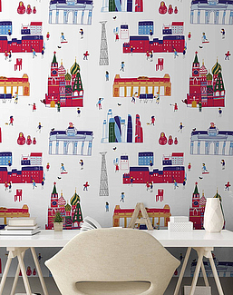Панно и фотообои Fun House Store Авторские обои Fun House Store 2021–2023 A-00499
