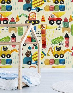 Панно и фотообои Fun House Store Авторские обои Fun House Store 2021–2023 A-00586