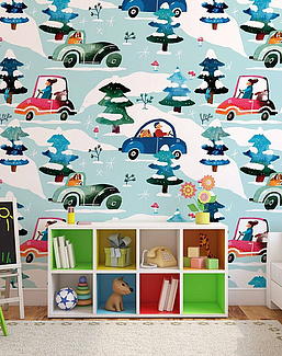 Панно и фотообои Fun House Store Авторские обои Fun House Store 2021–2023 A-00666