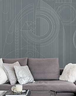 Панно и фотообои Affresco Line Art AF2149-COL3