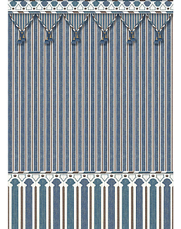 Панно и фотообои Iksel Scenic & Architectural Wallpapers Kubilai's Tent Blue