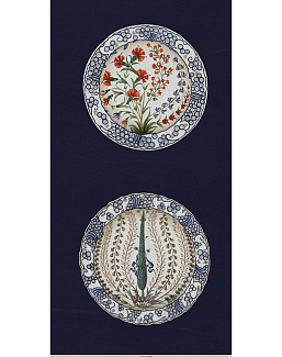 Панно и фотообои Iksel Scenic & Architectural Wallpapers Iznik Plates IP05