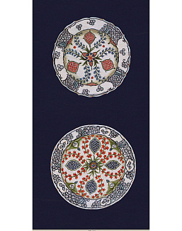 Панно и фотообои Iksel Scenic & Architectural Wallpapers Iznik Plates IP06