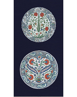 Панно и фотообои Iksel Scenic & Architectural Wallpapers Iznik Plates IP07