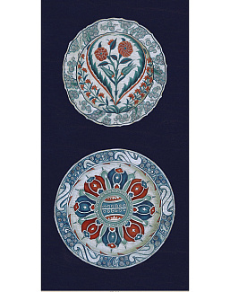 Панно и фотообои Iksel Scenic & Architectural Wallpapers Iznik Plates IP08
