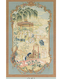 Панно и фотообои Iksel Scenic & Architectural Wallpapers Chinois Blue CH BL2