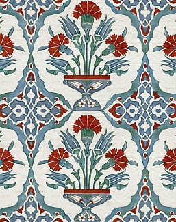 Панно и фотообои Iksel Scenic & Architectural Wallpapers Iznik Collection CARNATION BOUQUET