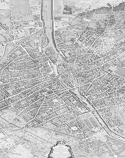 Панно и фотообои Iksel Scenic & Architectural Wallpapers Plan Of Paris