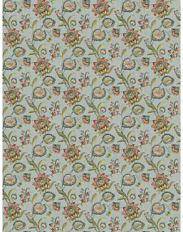 Ткань Trend Lifestyles By Color vol.IX Celestial/Coral 04605/robin'segg