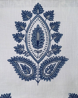 Ткань Galleria Arben Babur Bagru/Indigo