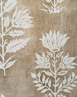 Ткань Galleria Arben Babur FloralBatik/WhitePeppercorn