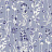 Ткань Marufabrics Florium Cornflower/Blue