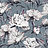 Ткань Marufabrics Florium Peones/Blue