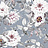 Ткань Marufabrics Florium Wildrose/Blue
