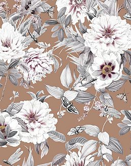 Ткань Marufabrics Florium Wildrose/Peach