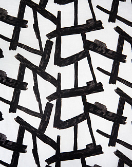 Ткань Degrape Portofino Collection Letras/Black