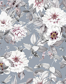 Ткань Marufabrics Florium 02007/Blue