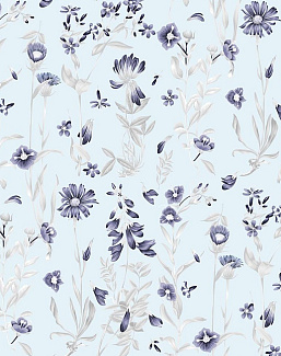 Ткань Marufabrics Florium 02016/Sky