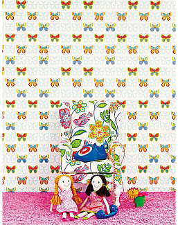 Обои Jane Churchill Get Happy J144W-04