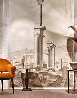 Обои De Gournay Papiers Peints Panoramiques The Ruined City of Palmyra/E-16
