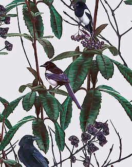 Обои Witch & Watchman Wallpaper Collection Folia Light