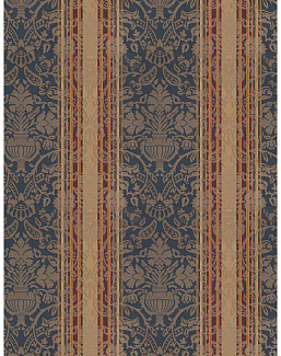 Ткань Stroheim Palace Silk Seaglass Beaufort imberline/Sapphire