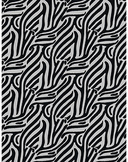 Ткань Stroheim Black And White Palapye/Zebra
