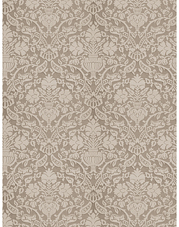 Ткань Stroheim Palace Silks Amber Glow Baring Damask/Platinum