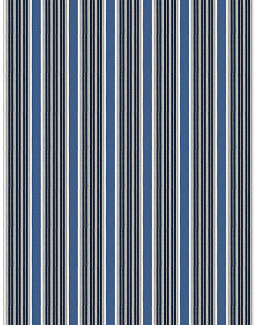 Ткань Stroheim Dana Gibson Blue Green Espadrille stripe/Blue