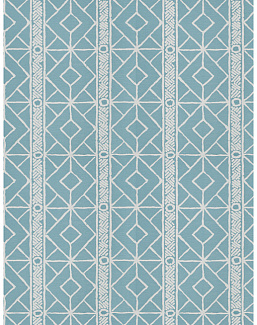 Ткань Stroheim Dana Gibson Blue Green Twiggy/Seaglass