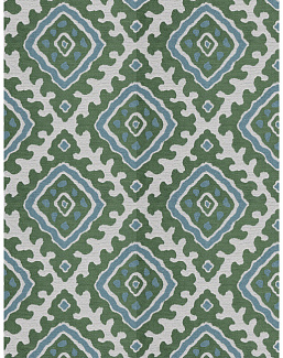 Ткань Stroheim Dana Gibson Blue Green Santa marta/Emerald