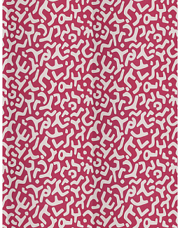 Ткань Stroheim Dana Gibson Coral Pink Rula/Fuchsia