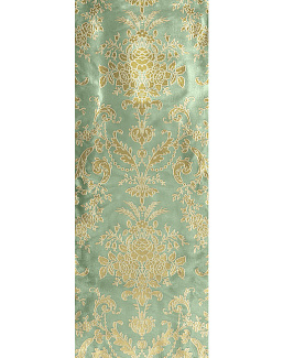 Обои Zuber Broderies 540/Arctique/Vert et or Pale