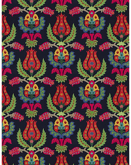 Ткань Fabricut Iris Apfel TulipSuzani/Jewel