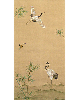 Обои Paul Montgomery Studio Fine Painted Wallpapers Crane Grove