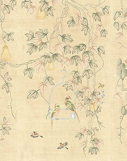 Обои Paul Montgomery Studio Fine Painted Wallpapers Summer Arbour