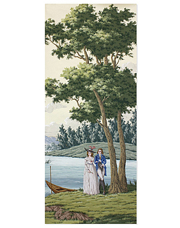 Обои Paul Montgomery Studio Fine Painted Wallpapers Tour du Monde