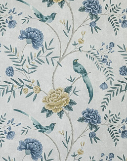 Ткань Ashley Wilde Kyoto Cardens Rhea/Linen