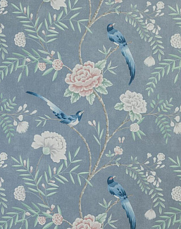 Ткань Ashley Wilde Kyoto Cardens Rhea/Denim