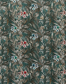 Ткань Ashley Wilde Tahiti Kew/Teal