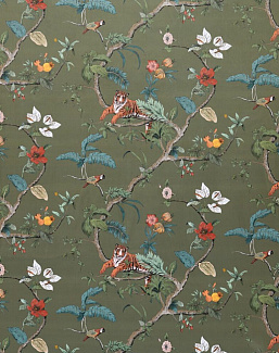 Ткань Ashley Wilde Tahiti Bengal/Olive