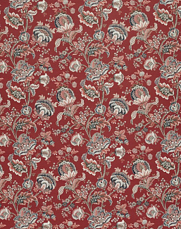 Ткань Ashley Wilde Tahiti Prunella/Crimson