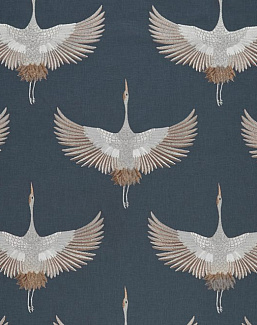Ткань KAI Aravalli Demoiselle/Midnight