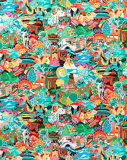 Ткань Harlequin Colour 3 121125