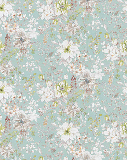 Ткань Daylight Meadows Ipomea/Aqua