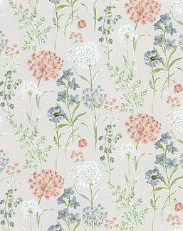 Ткань Daylight Meadows Wildflower/Salmon