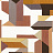 Ткань Casamance Polychromie 45900192