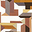 Ткань Casamance Polychromie 45900192